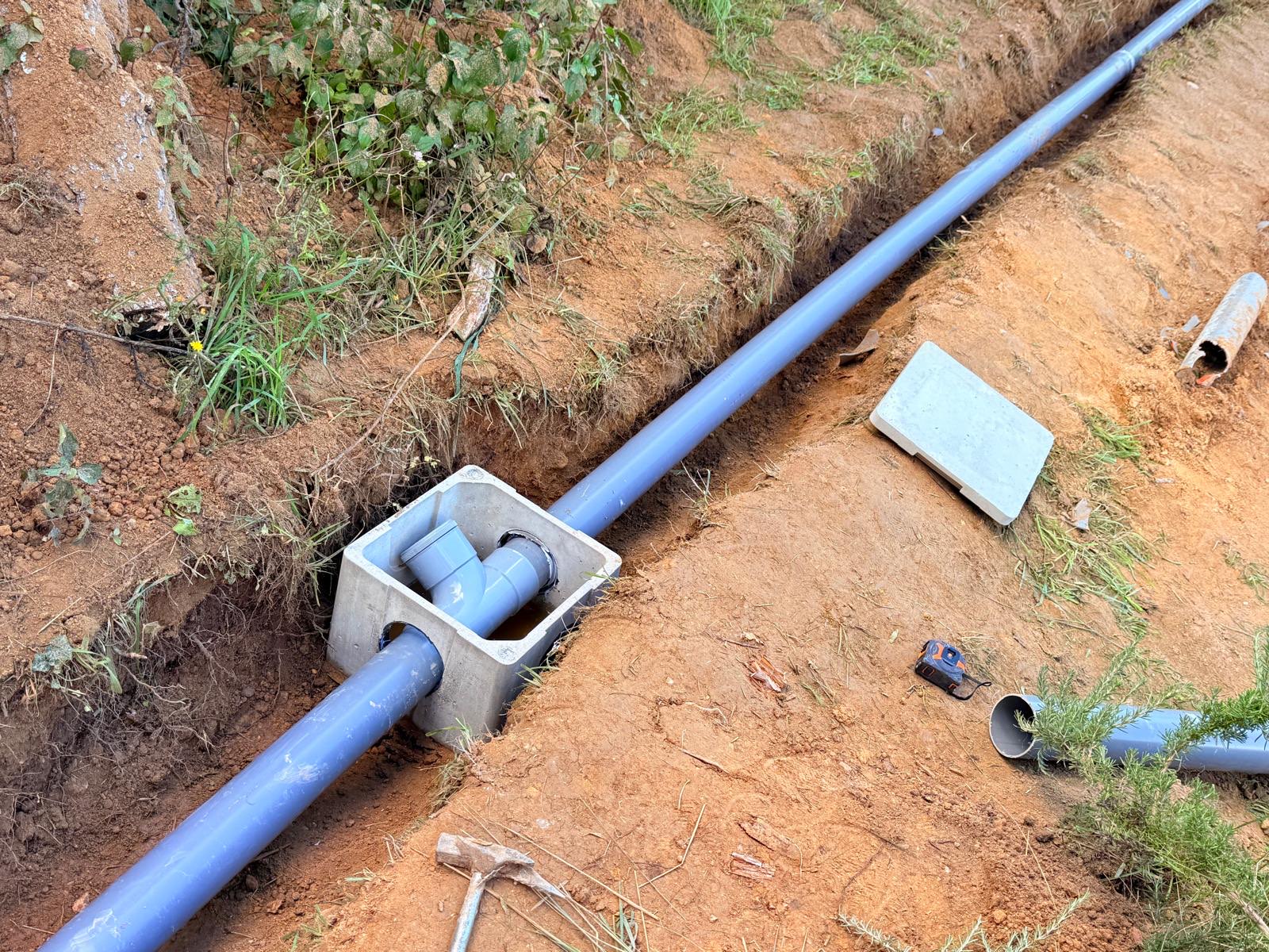 Regard de visite et raccordement PVC