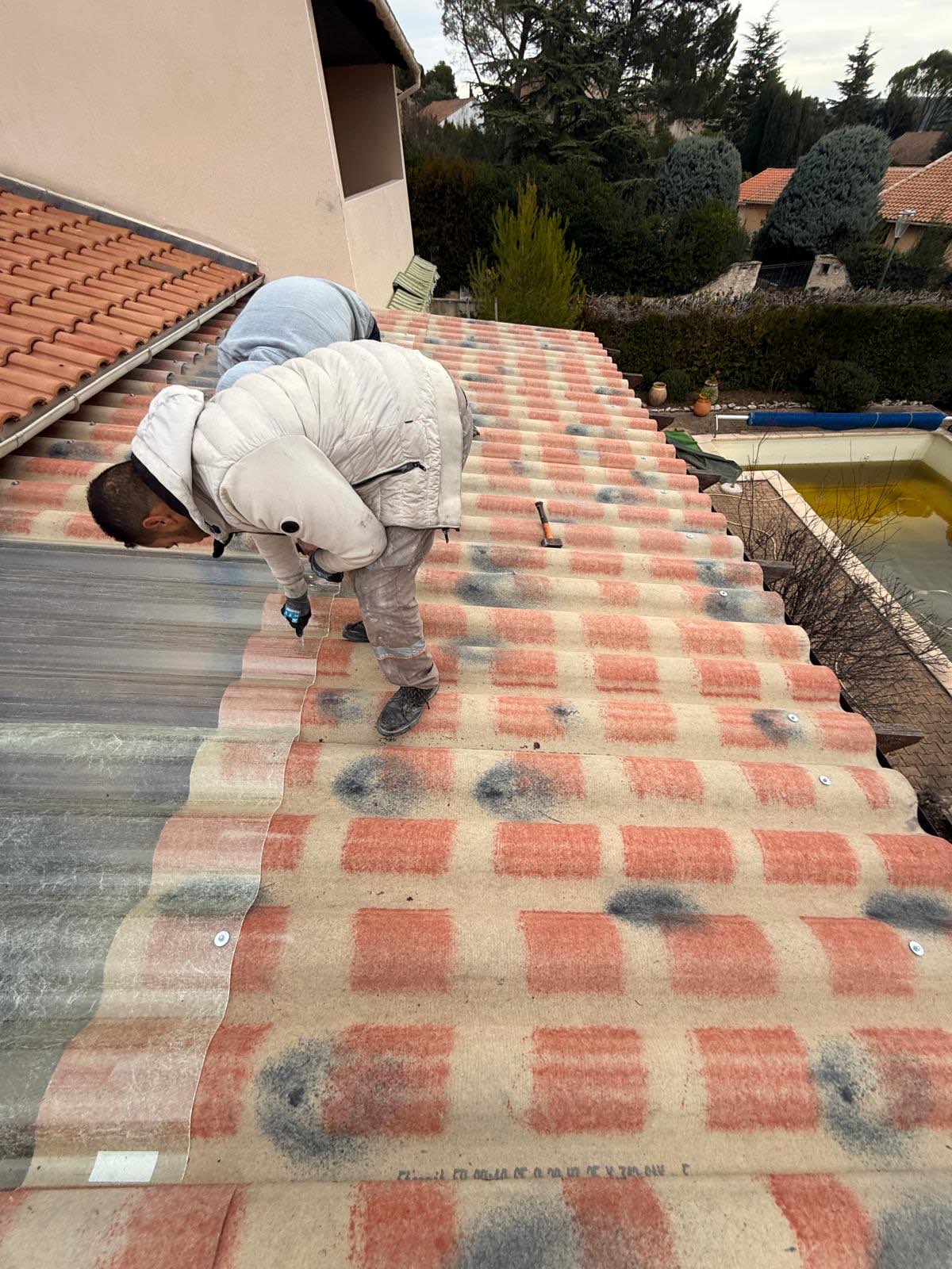 Pose sous-toiture et isolation avant tuiles